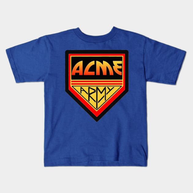 ACME ARMY Kids T-Shirt by AcmeComics